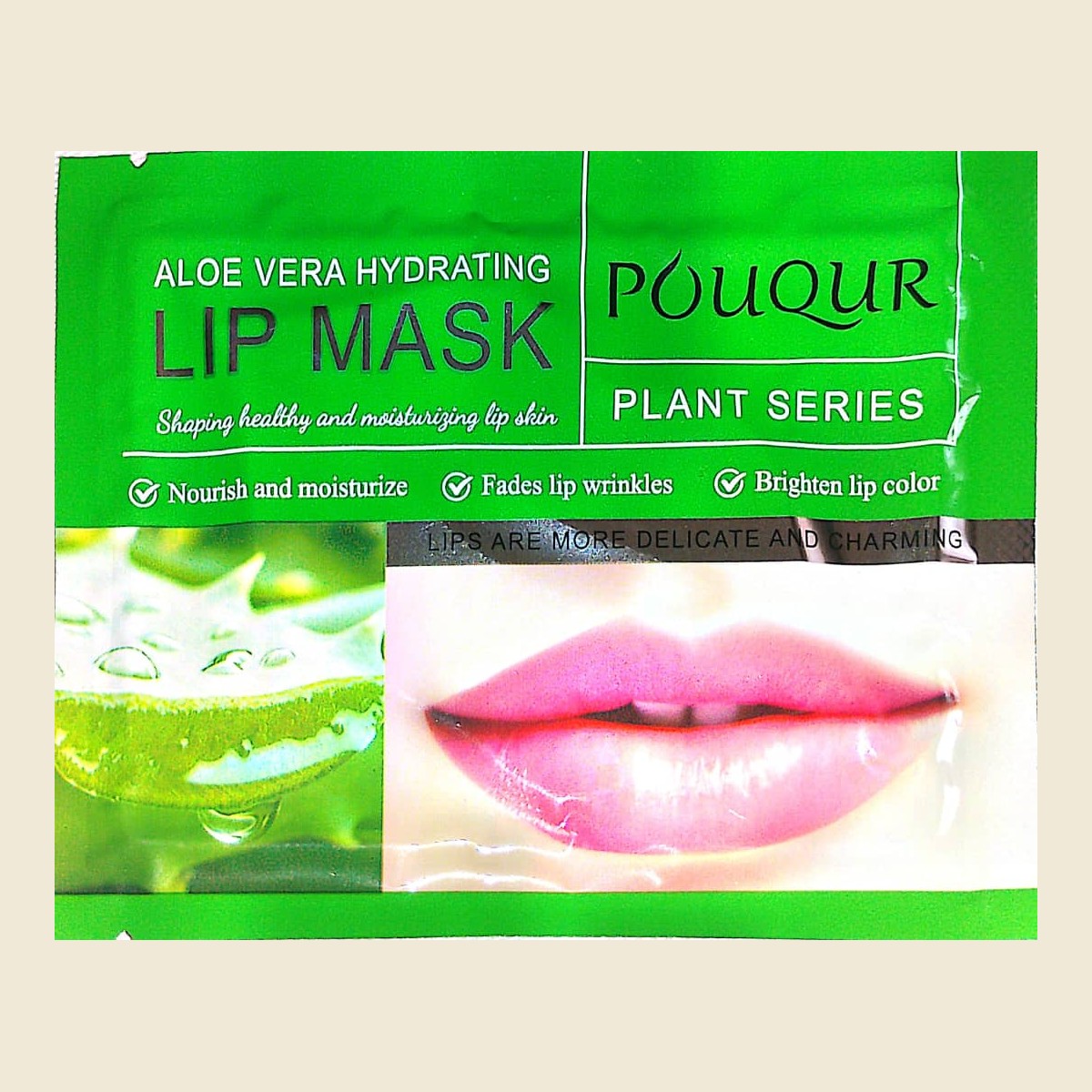 POUQUR Aloe Vera Hydrating Lip Mask - Mixte - Kallos by Aphrodite