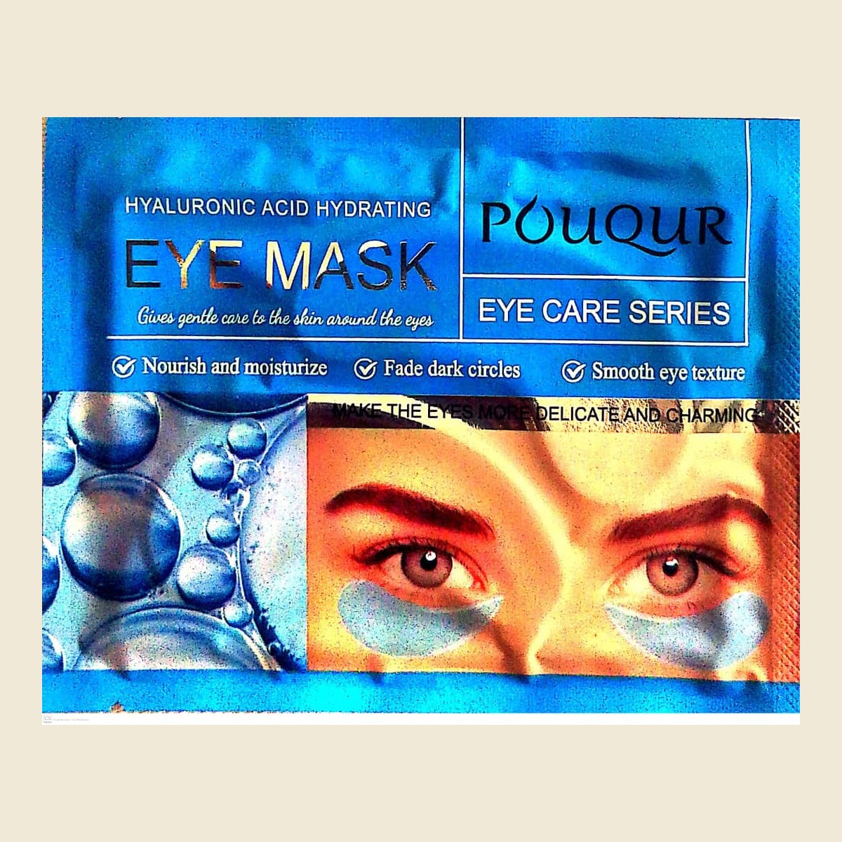 POUQUR Hyaluronic Acide Hydrating Eye Mask - Mixte - Kallos by Aphrodite