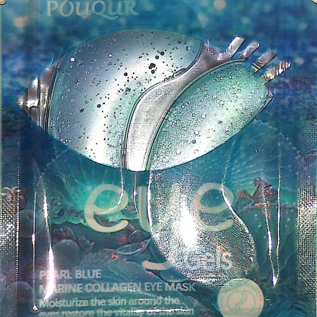 POUQUR Pearl Blue Marine Collagen Eye Mask - Mixte - Kallos by Aphrodite