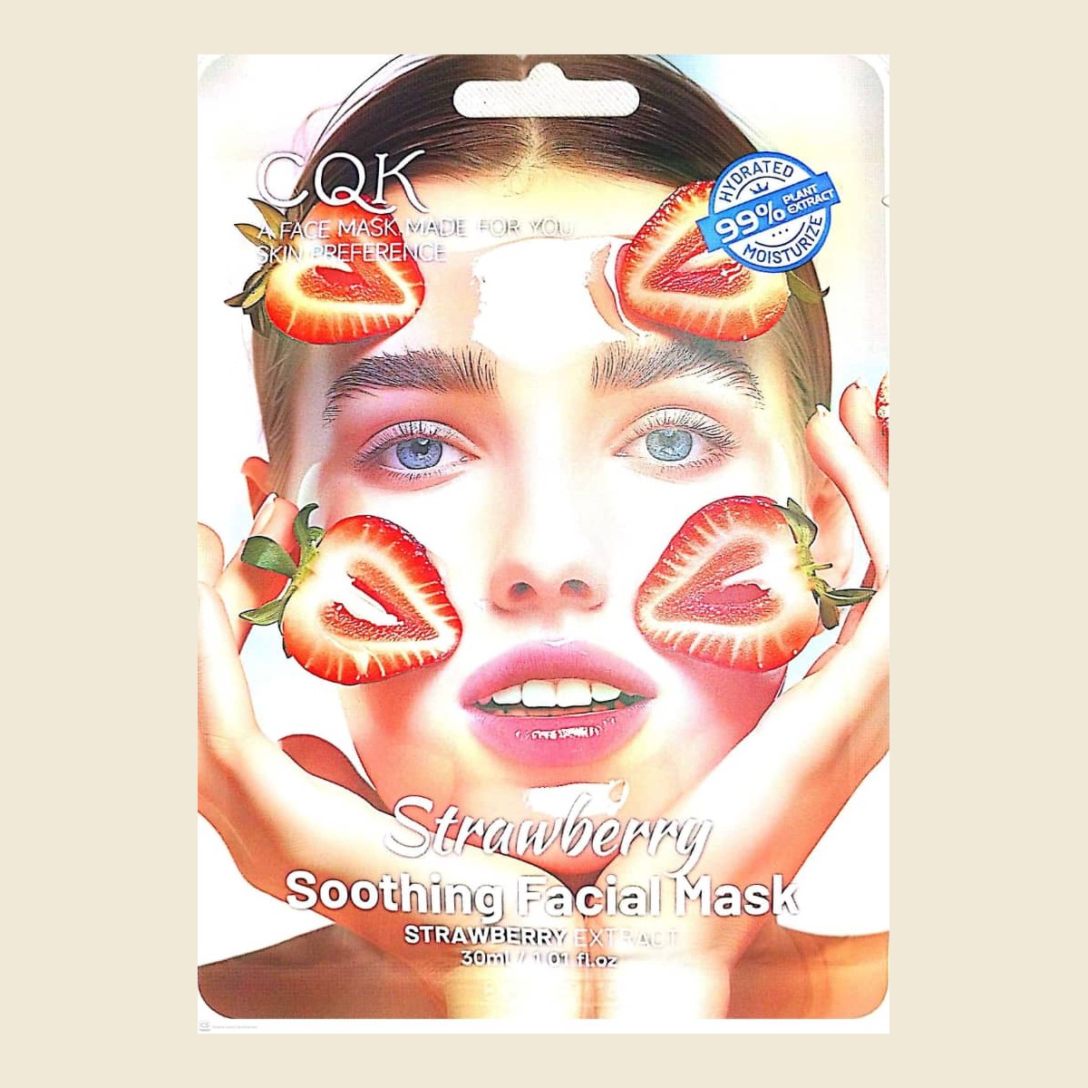 Soothing Facial Mask Strawberry - Mixte - Kallos by Aphrodite
